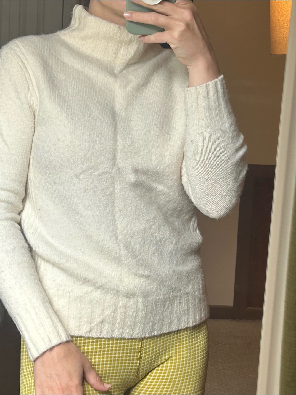 Cozy Cream Cowl Neck Sweater
